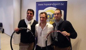 ATP - Tennis - Tecnifibre aux côtés de la fondation et Pro Team Hope And Spirit