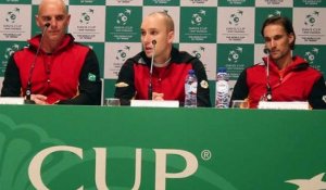 Coupe Davis 2015 - Steve Darcis : "Je me sens très bien, j'ai de bonnes sensations"