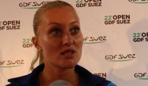 Open GDF Suez : Kristina Mladenovic : "Andrea Petkovic est une joueuse intéressante"