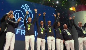 JO : les médaillés français célébrés à Rio