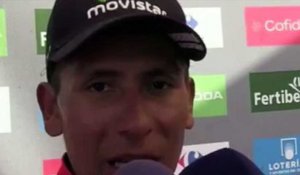 La Vuelta - Nairo Quintana : "Demain, ça va être la guerre avec Chris Froome et Alberto Contador