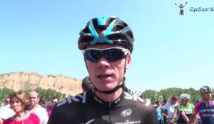 La Vuelta 2014 - Etape 12 - Christopher Froome : "C'était trop difficile"