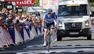 Tour de France 2014 - Etape 11 - L'arrivée d'Andrew Talansky après une journée calvaire