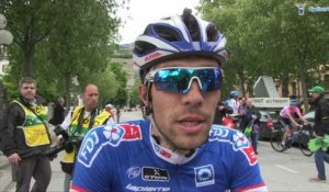 Thibaut Pinot à l'arrivée de la 1e étape du Tour de Romandie 2014