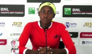 WTA - Rome 2021 - Cori Gauff : "I definitely feel I'm more confident on the court in my shots and my decisions"