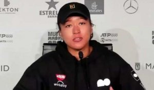 WTA - Madrid 2021 - Naomi Osaka : "I think compared to last year I'm more aware of myself and I'm more sort of at peace"