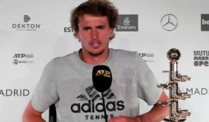 ATP - Madrid 2021 - Alexander Zverev : "I mean, both obviously great players on clay, maybe the two best players right now"