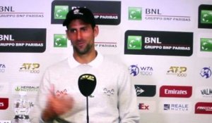 ATP - Rome 2021 - Novak Djokovic : "Don't know how many but hopefully can have a few coming into Paris ready to rock 'n roll