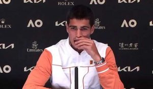Open d'Australie 2022 - Carlos Alcaraz : "I see myself at the level to play against the best tennis players, I get closer to them, with each tournament I get closer to them"