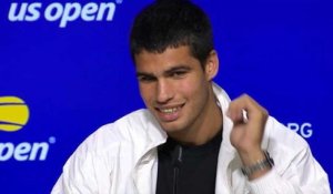 US Open 2022 - Carlos Alcaraz : "I'm so happy to be the player who now has the most wins in the year"
