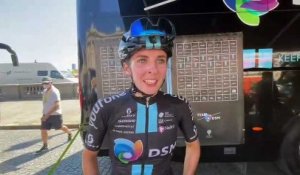 Tour de France 2022 - Juliette Labous : "On ne pouvait pas commencer mieux mais la Team DSM le voulait ce maillot jaune avec Lorena Wiebes"