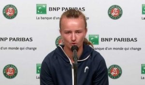 Roland-Garros 2021 - Barbora Krejcikova : "Jana Novotna would just tell me that she's very proud. She would just tell me just enjoy, keep going..."