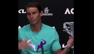 Open d'Australie 2022 - Rafael Nadal, his simple recipe for success : "Love of the game, passion, positive attitude... I feel lucky !"