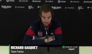 Coupe Davis 2021 - Richard Gasquet : "Si ça se joue en France, c'est sûr que c'est différent mais ça n'excuse rien, je n'ai pas été très bon !"