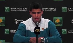 ATP - Indian Wells 2022 - Carlos Alcaraz : "It will a match fun against Gaël Monfils !"