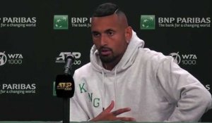 ATP - Indian Wells 2022 - Nick Kyrgios : "We have always respected each other with Rafael Nadal but as soon as we play against each other, social networks go crazy"