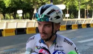 Tour de France 2021 - Julian Alaphilippe : "Ça fait vraiment du bien que ce soit terminé... je vais retrouver la famille"