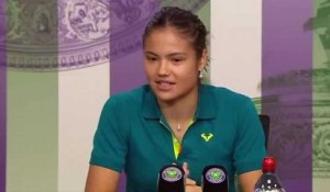 Wimbledon 2022 - Emma Raducanu : "It was an amazing experience, it was my first time here"