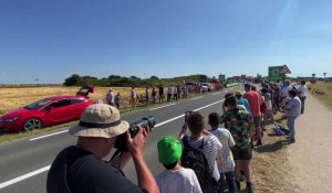 Tour de France : Revivez le bref passage du peloton à Audinghen