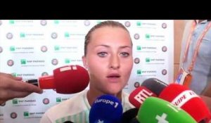 Roland-Garros 2017 - Kristina Mladenovic : "J'aime ce public, cette ambiance"