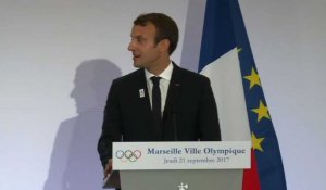 JO-2024 - Paris et Marseille "réconciliés" (Macron)