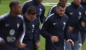 Mondial-2018: la France s'entraîne pour la 1re fois à Istra