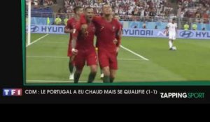 Zap Sport - 26 juin - Le Portugal a eu chaud mais se qualifie (1-1)