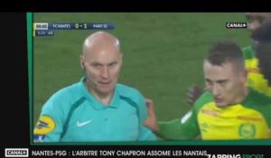 Zap Sport - 15 janvier - Nantes-PSG : Tony Chapron assome les Nantais