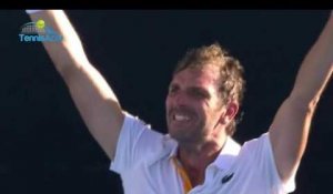 Open d'Australie 2018 - Julien Benneteau vainqueur de David Goffin : "C'est que du bonheur"