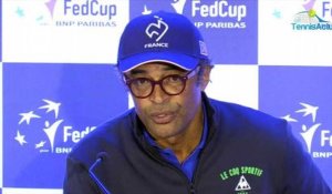 Coupe Davis - Fed Cup 2018 - Yannick Noah : "Un privilège d'être capitaine des équipes de France"