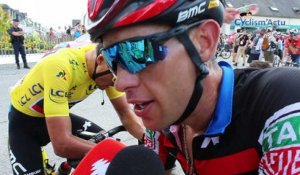 Tour de France 2018 - Richie Porte au service du maillot jaune Greg Van Avermaet avant de jouer sa carte