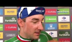 Tour d'Espagne 2018 - Elia Viviani : "Quand Peter Sagan est parti, je me suis dit faut y aller et c'est passé"