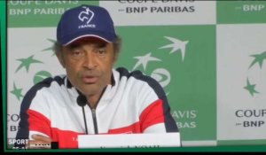 Zap sport du 23 novembre - Coupe Davis : Yannick Noah a choisi Tsonga et Chardy (vidéo)