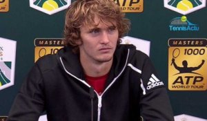 Rolex Paris Masters 2018 - Alexander Zverev : "On ne peut pas jouer 11 mois par an"