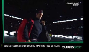 Zap sport du 2 novembre : Roger Federer super star du Masters 1000 de Paris (vidéo)