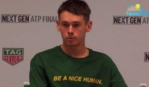 ATP - Next Gen Finals 2018 - Alex de Minaur : "C'était une incroyable saison, je n'ai pas de regrets"