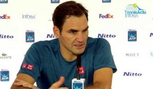 ATP - Nitto ATP Finals - Roger Federer : "Voilà, c'était de l'indoor, avec peu d'occasions et je ne les ai pas prises"