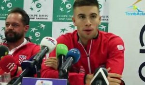 Coupe Davis 2018 - France-Croatie - Borna Coric "sans pression" pour jouer sa première finale de Coupe Davis