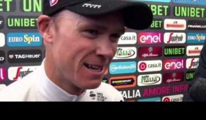 Tour d'Italie 2018 - Chris Froome : "C'est tellement spécial, pour moi et pour l'équipe Team Sky"