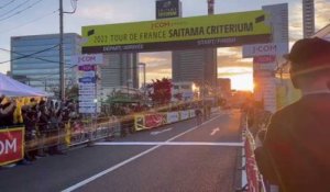 Saitama Criterium Tour de France 2022 - Jasper Philipsen (Alpecin-Deceuninck)a remporté ce dimanche le Critérium de Saitama devant Jonas Vingegaard (Team Jumbo-Visma) et Geraint Thomas (INEOS Grenadiers).