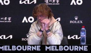Open d'Australie 2023 - Andrey Rublev : "It's the luckiest probably moment of my life. Now I can go casino. If I put, for sure I going to win"