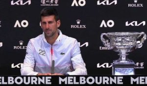 Open d'Australie 2023 - Novak Djokovic : "At this stage of my career, these trophies are the biggest motivational factor of why I still compete. That's the case without a doubt"