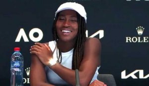Open d'Australie 2023 - Coco Gauff : "There's a joke my mom has: You don't have the strength of a grown woman yet. You'll know when you get it (smiles)"