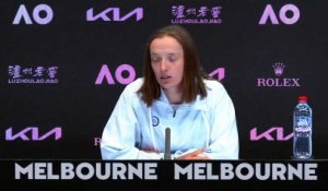Open d'Australie 2023 - Iga Swiatek : "I remember I was so stressed that there was a live streaming on Internet, and I just couldn't focus because of that (smiling)"