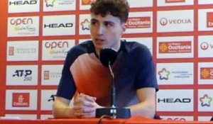 ATP - Montpellier 2023 - Clément Chidekh : "Ce genre de match, c'est plus encourageant que décourageant"