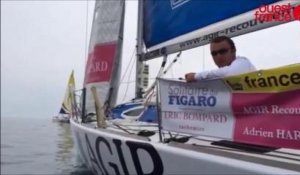 Solitaire du Figaro : les skippers à Belle-Ile