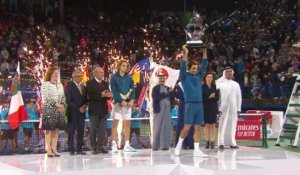ATP - Dubai 2019 - Roger Federer Trophy Presentation !