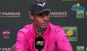 ATP - Indian Wells 2019 - Rafael Nadal accuse la surface en ciment qui esquinte les corps
