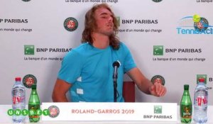 Roland-Garros 2019 - Stefanos Tsitsipas : "Cela fait longtemps que je n'ai pas pleuré à l'issue d'un match de tennis"
