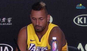 Open d'Australie 2020 - Nick Kyrgios did not comment on his warning and his imitation of Nadal with Gilles Simon